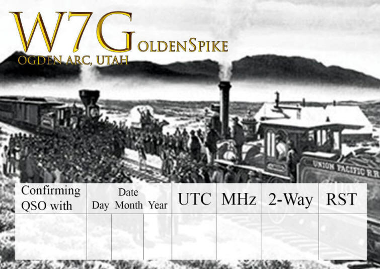 Golden Spike Special Event Station (W7G) - May 2025 — photograph 8