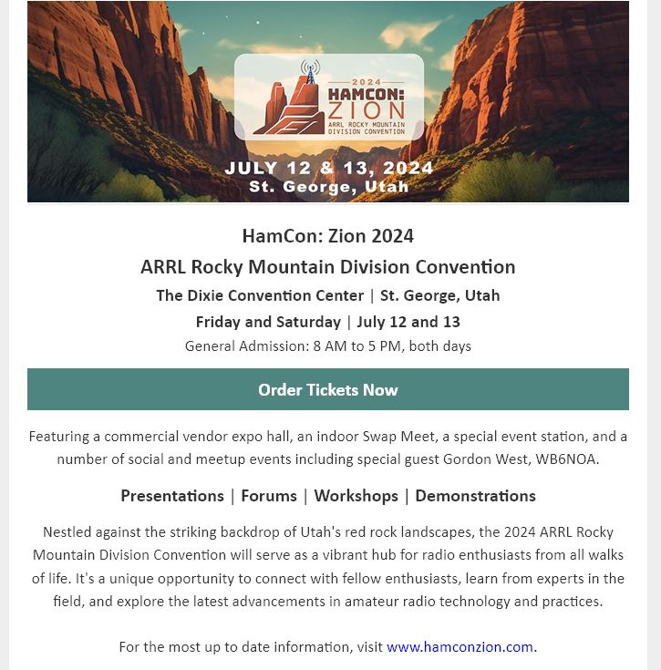 HamCon:Zion - July 2024 — photograph 1