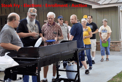 Steak Fry - Renewals - Elections - Auction (2020) — photograph 2