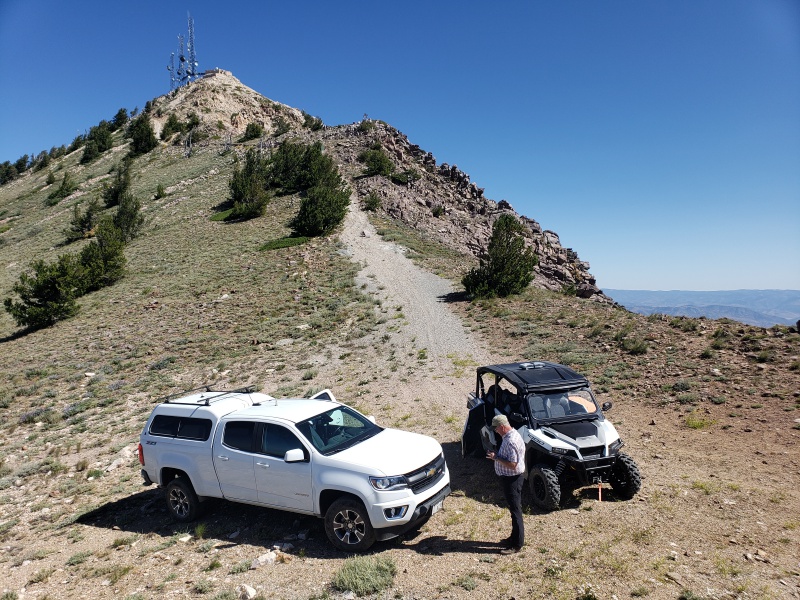Historical Mount Ogden repeater-site photograph, 2019, 2