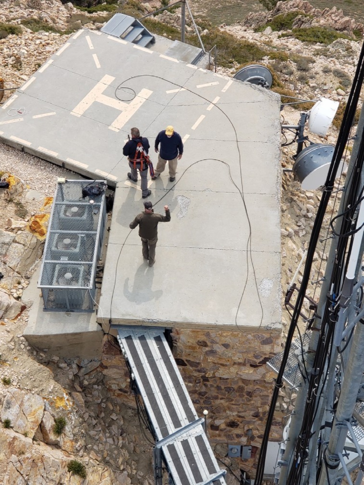 Historical Mount Ogden repeater-site photograph, 2021, 30