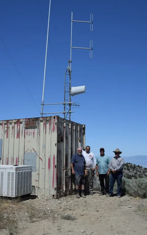 Historical Promontory repeater Site A photograph 1